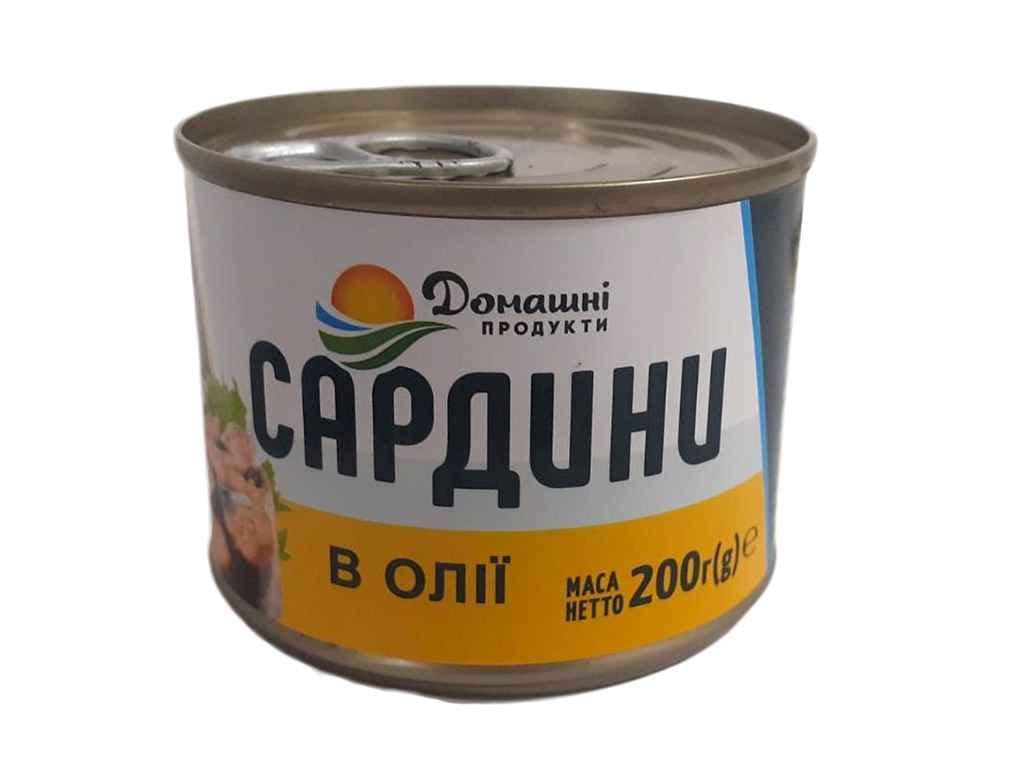 Сардина Домашние продукты 200 г в масле (963342)