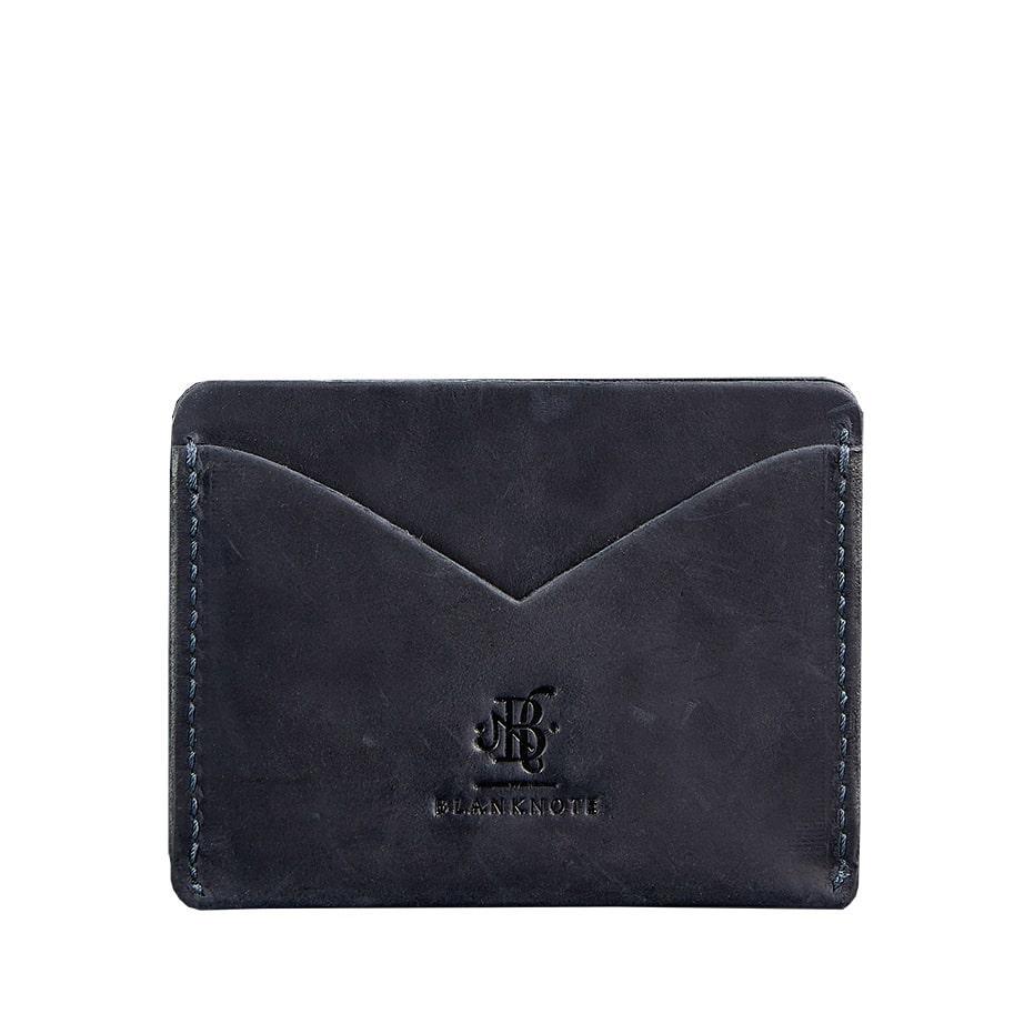 Визитница кожаная 5.0 Crazy Horse Синий (A-026119)