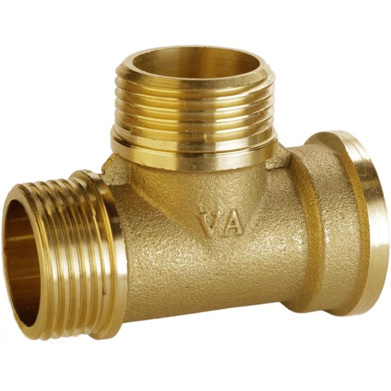 Тройник VA 000025510 латунь внутренняя-наружная-наружная 3/4" (160754) Тройник VA 000025510 латунь внутренняя-наружная-наружная 3/4" (160754)