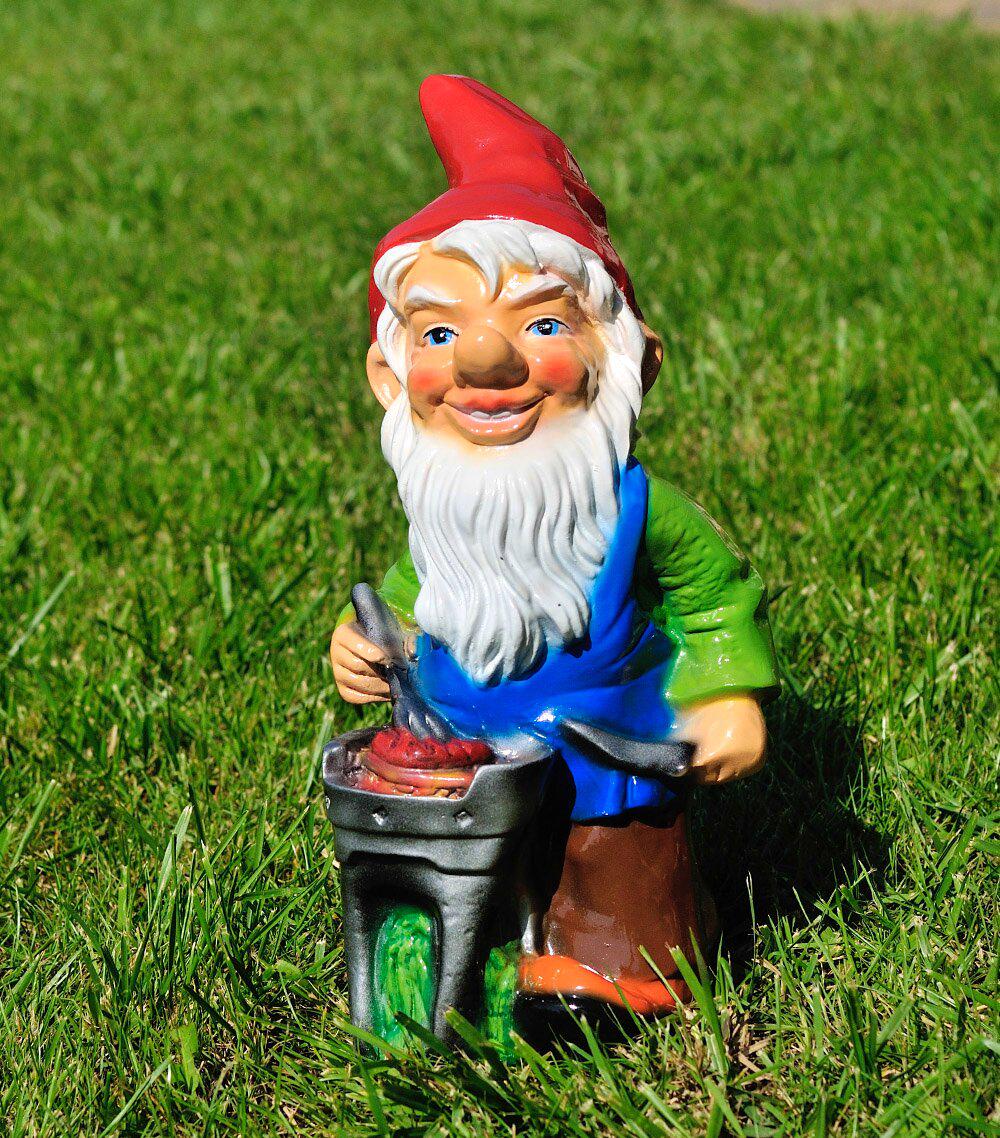 Садова фігура Гном біля барбекю (206)
