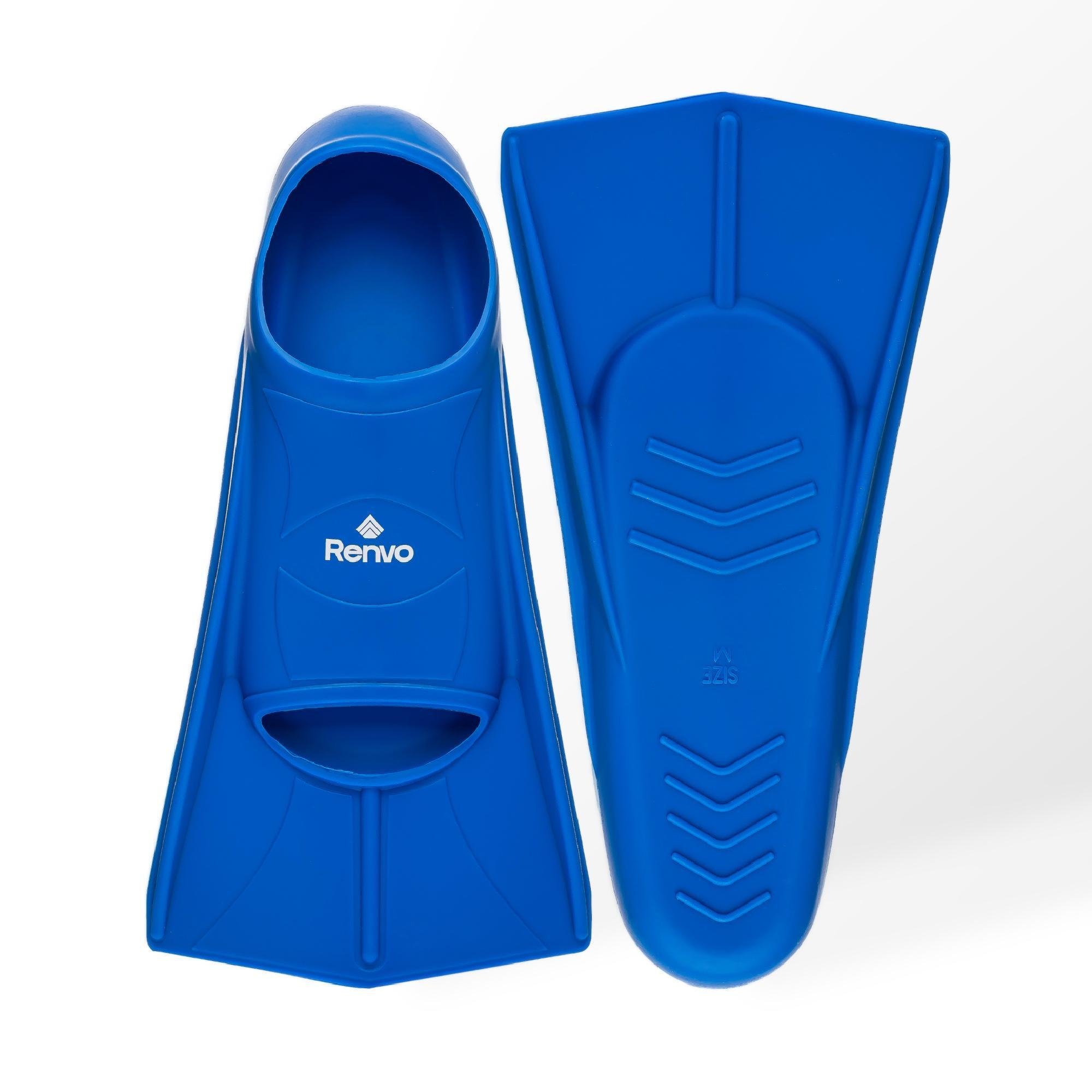 Ласты короткие для тренировки в бассейне Renvo Frio с закрытой пяткой р. 30-32 Синий (SF100-04 30-32) Ласты короткие для тренировки в бассейне Renvo Frio с закрытой пяткой р. 30-32 Синий (SF100-04 30-32)