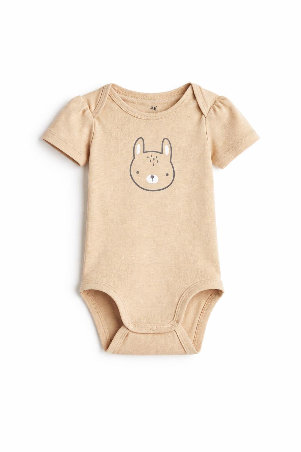 Боди H&M Зайка 104 см Бежевый (1159381)