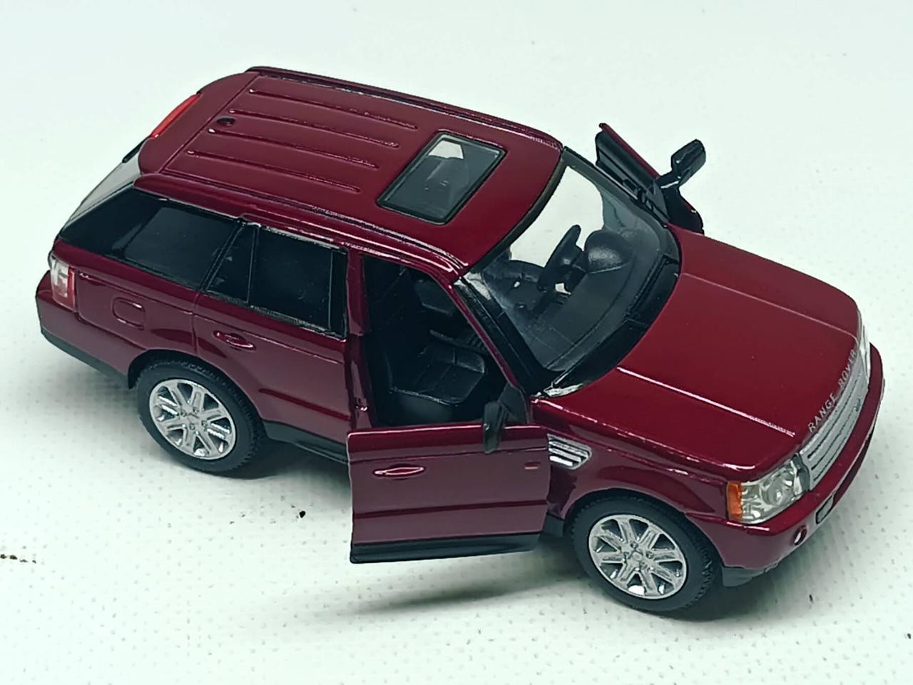 Машинка Kinsmart Range rover sport 12 см Бордовый (KT5312W-3)