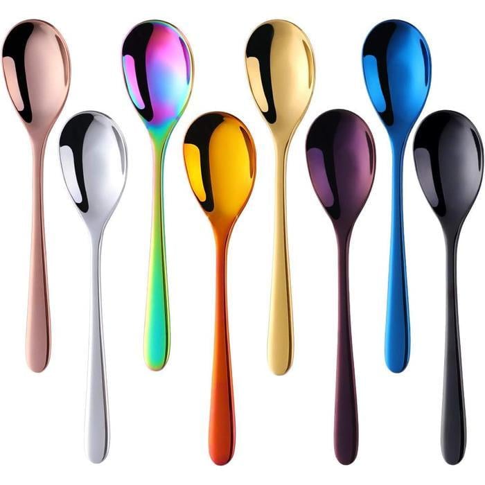 Набор десертных ложек SBOMHS 8шт. 15 см Разноцветный