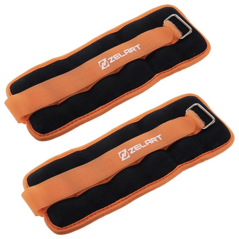 Обтяжувачі-манжети для рук та ніг Zelart Pro 2х0,5 кг Помаранчевий (FI-2502-1_Оранжевый) - фото 2 Обтяжувачі-манжети для рук та ніг Zelart Pro 2х0,5 кг Помаранчевий (FI-2502-1_Оранжевый) - фото 2