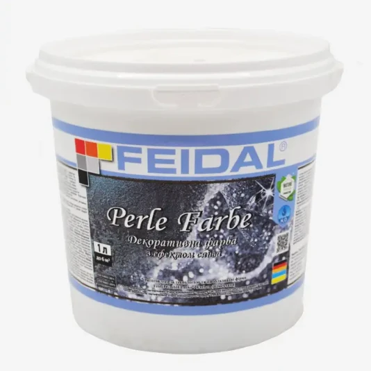 Краска декоративная Feidal Perle Farbe бесцветная 1 л (1886455872)