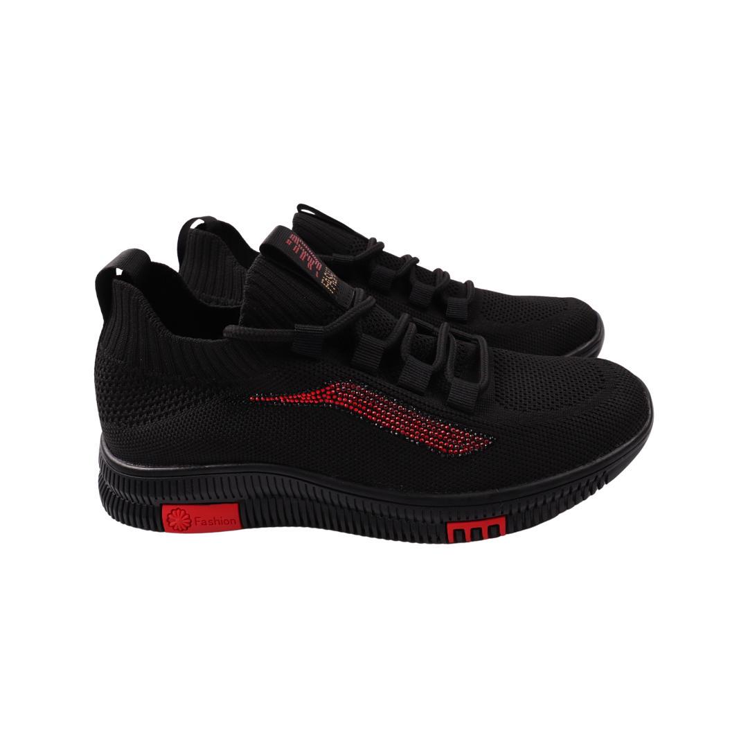 Кроссовки женские Gelsomino из текстиля р. 37 Черный (231-22LK)