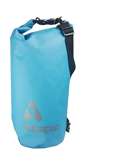 Гермомешок водонепроницаемый AQUAPAC 736 TrailProof Drybag с плечевым ремнем 25 л Blue