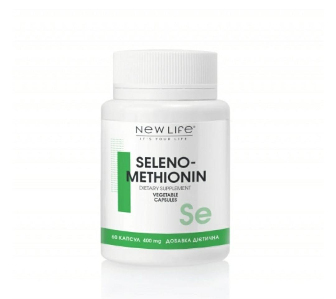 Добавка Селенометіонін капсули щитовидна та підшлункова жалози 400 mg 60 капсул (121381)