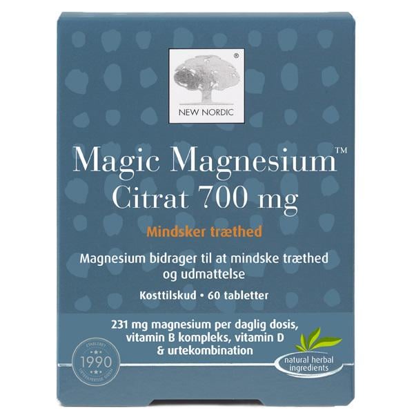 Микроэлемент магний New Nordic Magic Magnesium Citrat 700 мг 60 табл. (000022240) Микроэлемент магний New Nordic Magic Magnesium Citrat 700 мг 60 табл. (000022240)