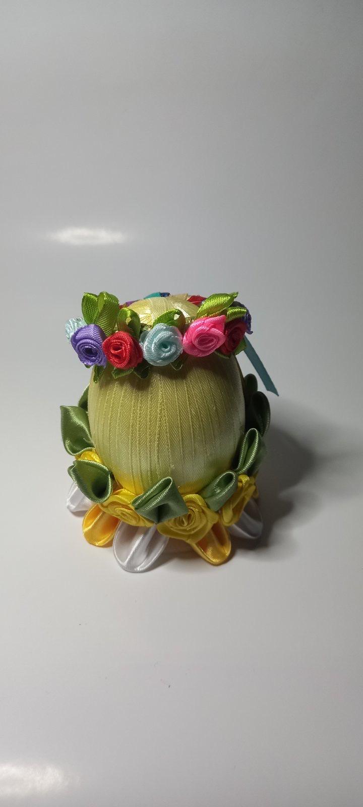 Пасхальное яйцо ручной работы в технике квиллинг Жолто-зеленый (6846492)