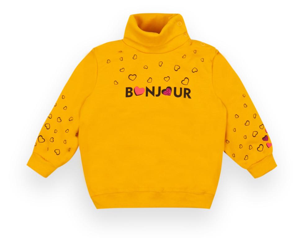 Водолазка детская хлопковая для девочки Gabbi SV-21-55-1 Бонжур 86 см Оранжевый (13007)