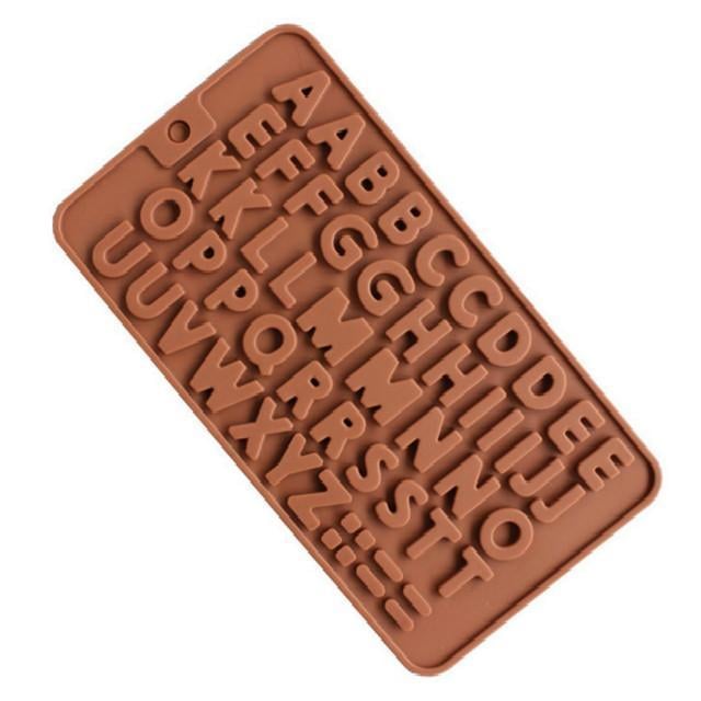Форма силіконова Латинські літери для шоколаду та десертів (Е051492)