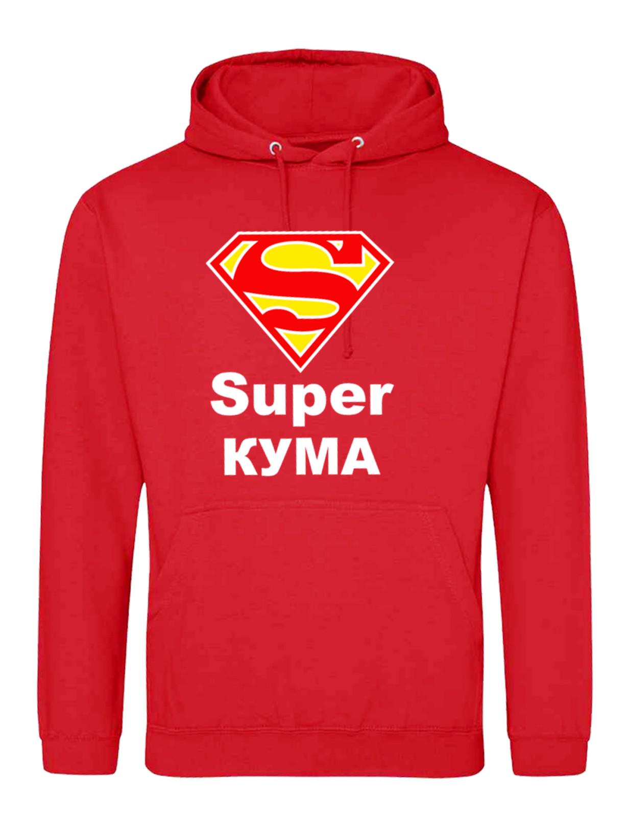 Худі "Super кума" 2XL Червоний (NI502.RE.2XL-4)