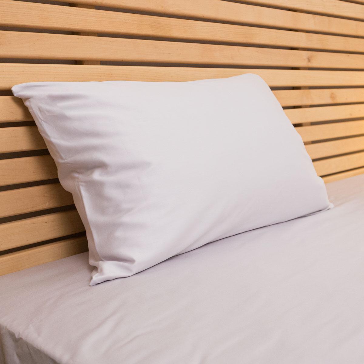 Наволочка на подушку YouStar сатин гладкофарбований 135 г/м2 50х50 см 1 шт. Світло-сірий (nav-sg-50x50-lgrey)