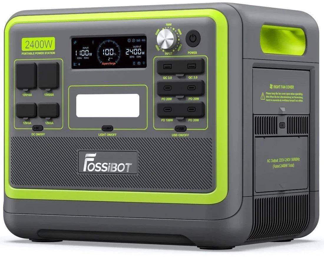 Зарядна станція Fossibot F2400 2048Wh 2400W Green