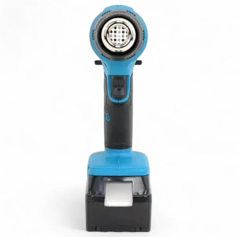 Фен будівельний акумуляторний у кейсі з 3 насадками/2 акумулятори 48 В - фото 4