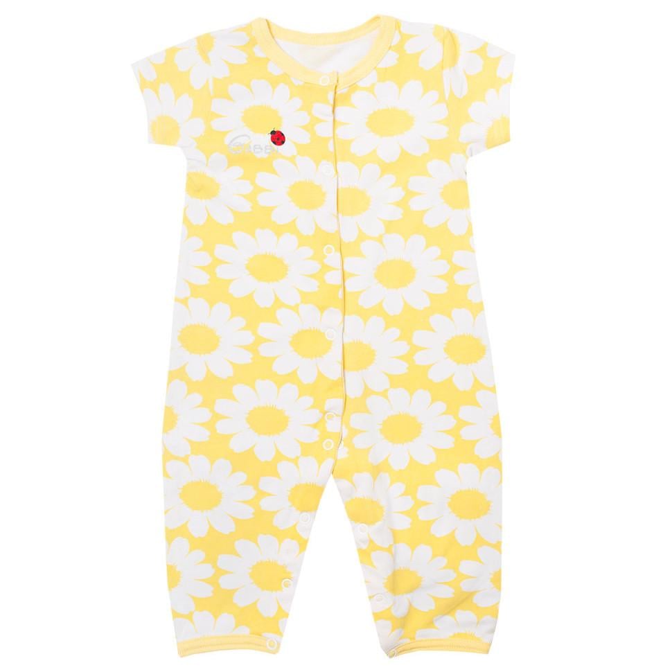 Комбинезон детский для девочки Gabbi KB-19-20-2 Ромашка 68 см Желтый (11537)