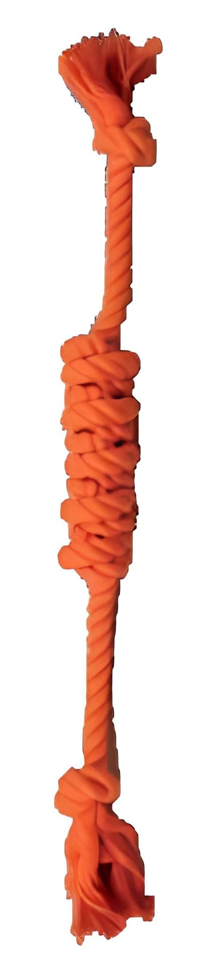 Игрушка для собак Croci JUICE канат с узловой серединой 43 см Оранжевый (1199892551) - фото 1 Игрушка для собак Croci JUICE канат с узловой серединой 43 см Оранжевый (1199892551) - фото 1