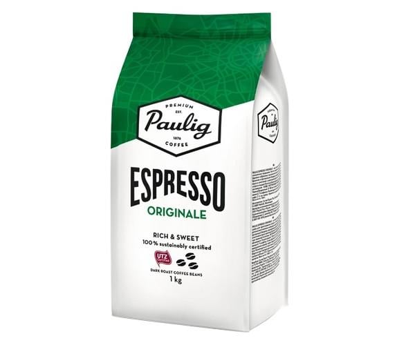 Кофе Paulig Espresso Originale в зернах 1 кг