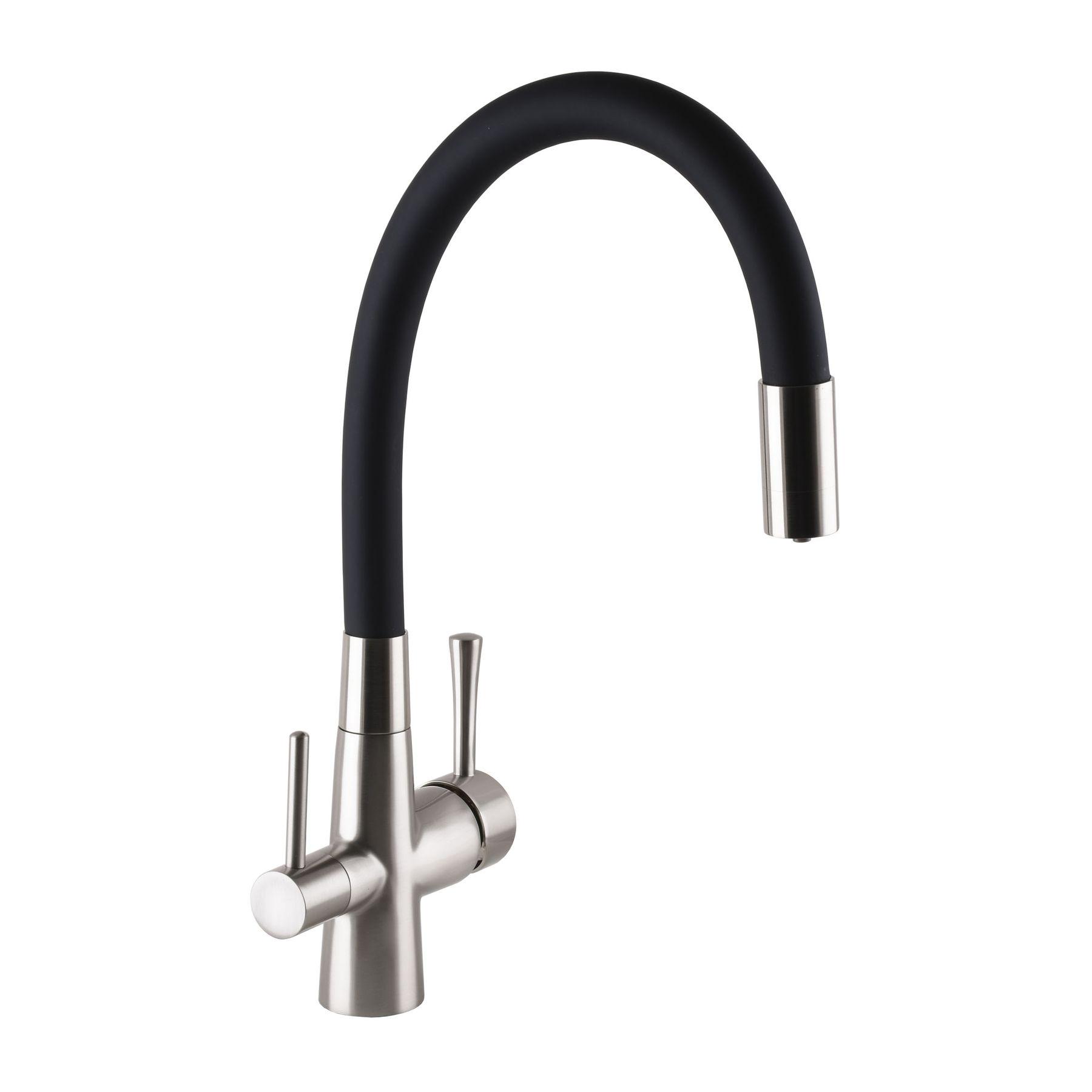 Смеситель для кухни под осмос Globus Lux LAZER GLLR-0903-8 Stainless Steel - фото 6