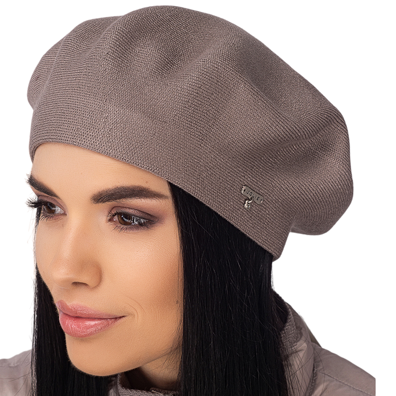 Берет женский Leks Клеопатра двойной шерстяной Горный (129060)