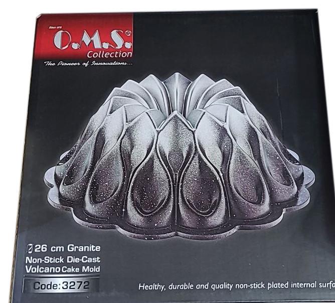 Форма для выпечки кекса O.M.S. Collection 3272 с гранитным покрытием 26 см Серый (1941354888) - фото 6 Форма для выпечки кекса O.M.S. Collection 3272 с гранитным покрытием 26 см Серый (1941354888) - фото 6
