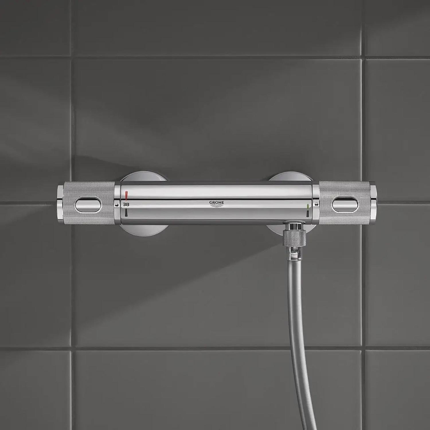 Cмеситель для душа Grohe QuickFix Precision Feel 34790000 CV033579 с термостатом Хром (216909) - фото 8