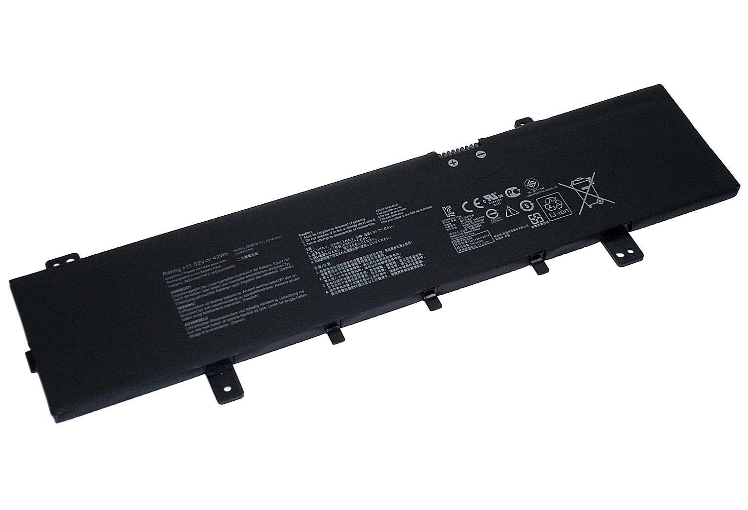 Аккумулятор для ноутбука Asus B31N1631 VivoBook 15 X505BA 11,52 V 3653 mAh Black
