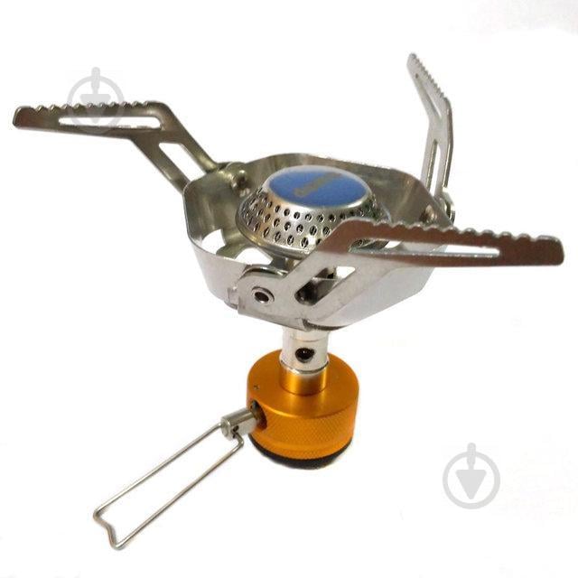 Газовая горелка Tramp TRG-041 складная с ветрозащитой Серебристый (007590)