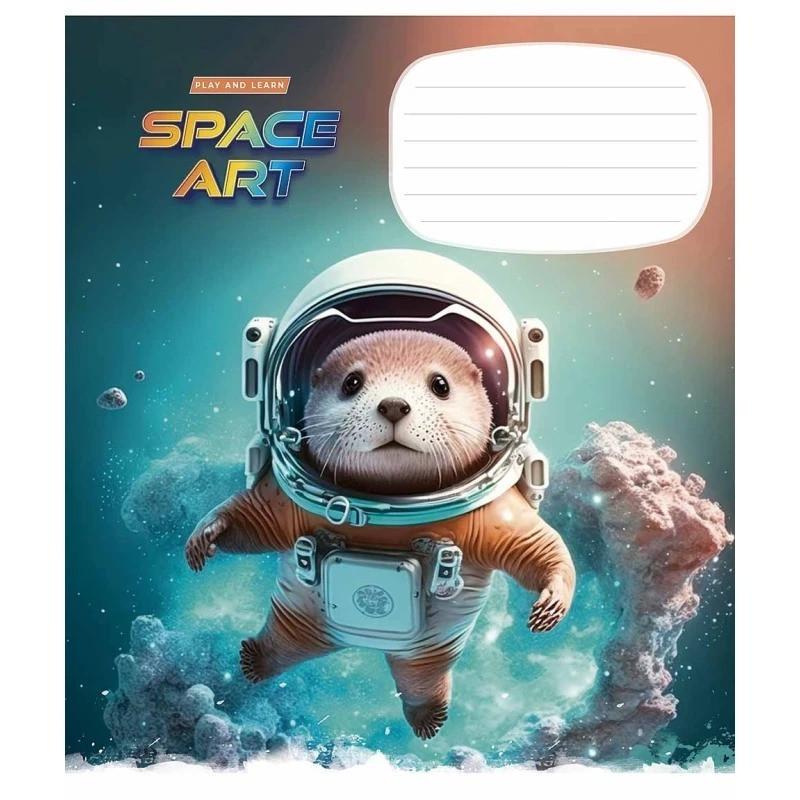 Шкільний зошит Space Art 012-3406L-5 в лінію 12 аркушів (RLT43164)