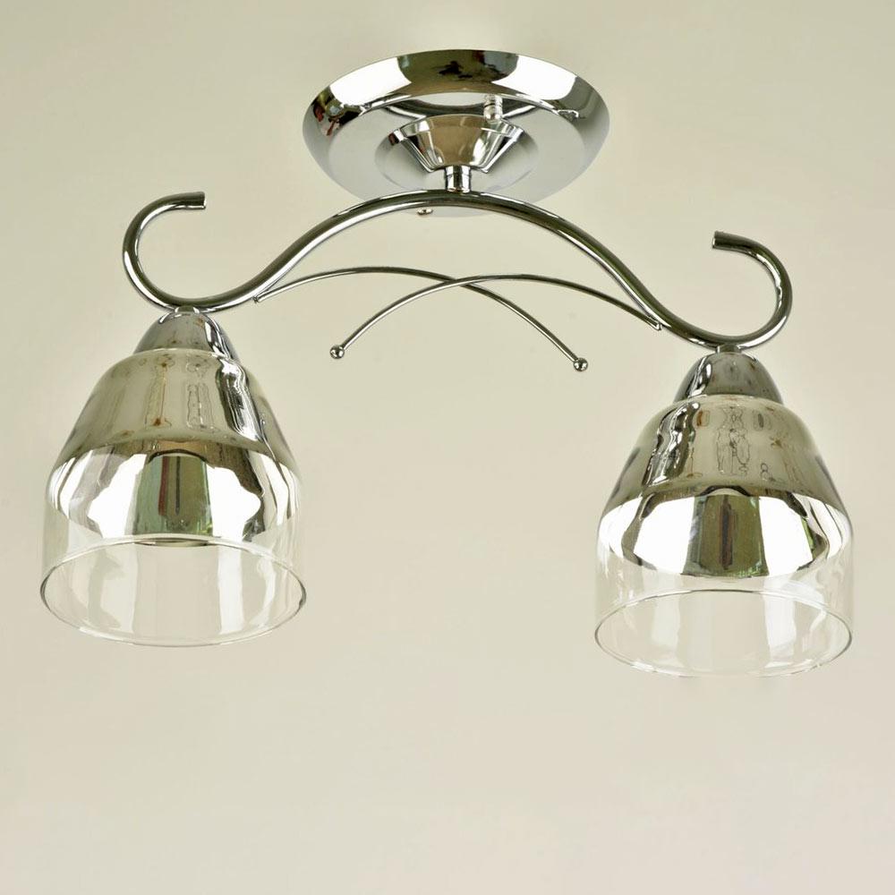 Люстра потолочная Lighthouse SRS-19847/2 Хром/Прозрачный 
