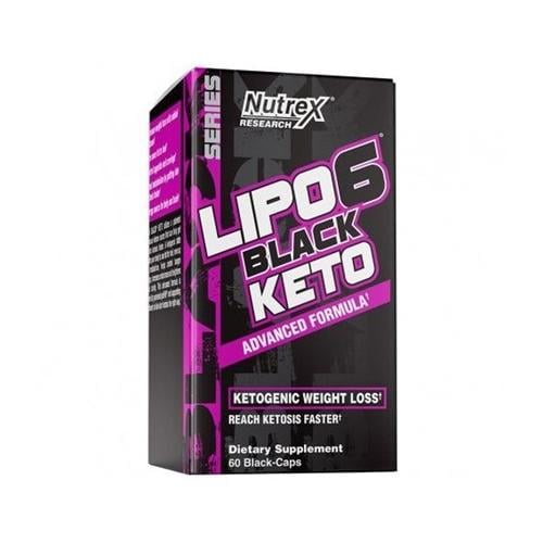 Комплексний жироспалювач Nutrex Lipo-6 Black Keto 60 Caps