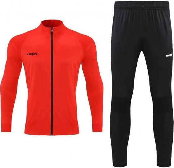 Костюм спортивный Europaw Limber Up 2101 Long zipper S Красно-черный (europaw507)
