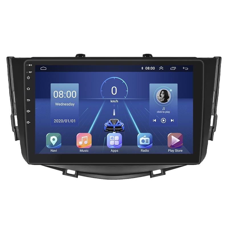 Штатная магнитола Lesko для Lifan X60 I 2011-2015 экран 9" 2/32Gb 4G Wi-Fi GPS Top Лифан