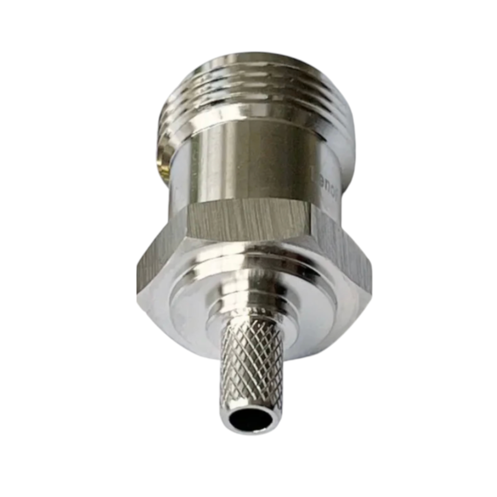 Конектор N-типу гніздо Leno RFз нікелевим покриттям 1 шт. (000049239) - фото 2 Конектор N-типу гніздо Leno RFз нікелевим покриттям 1 шт. (000049239) - фото 2