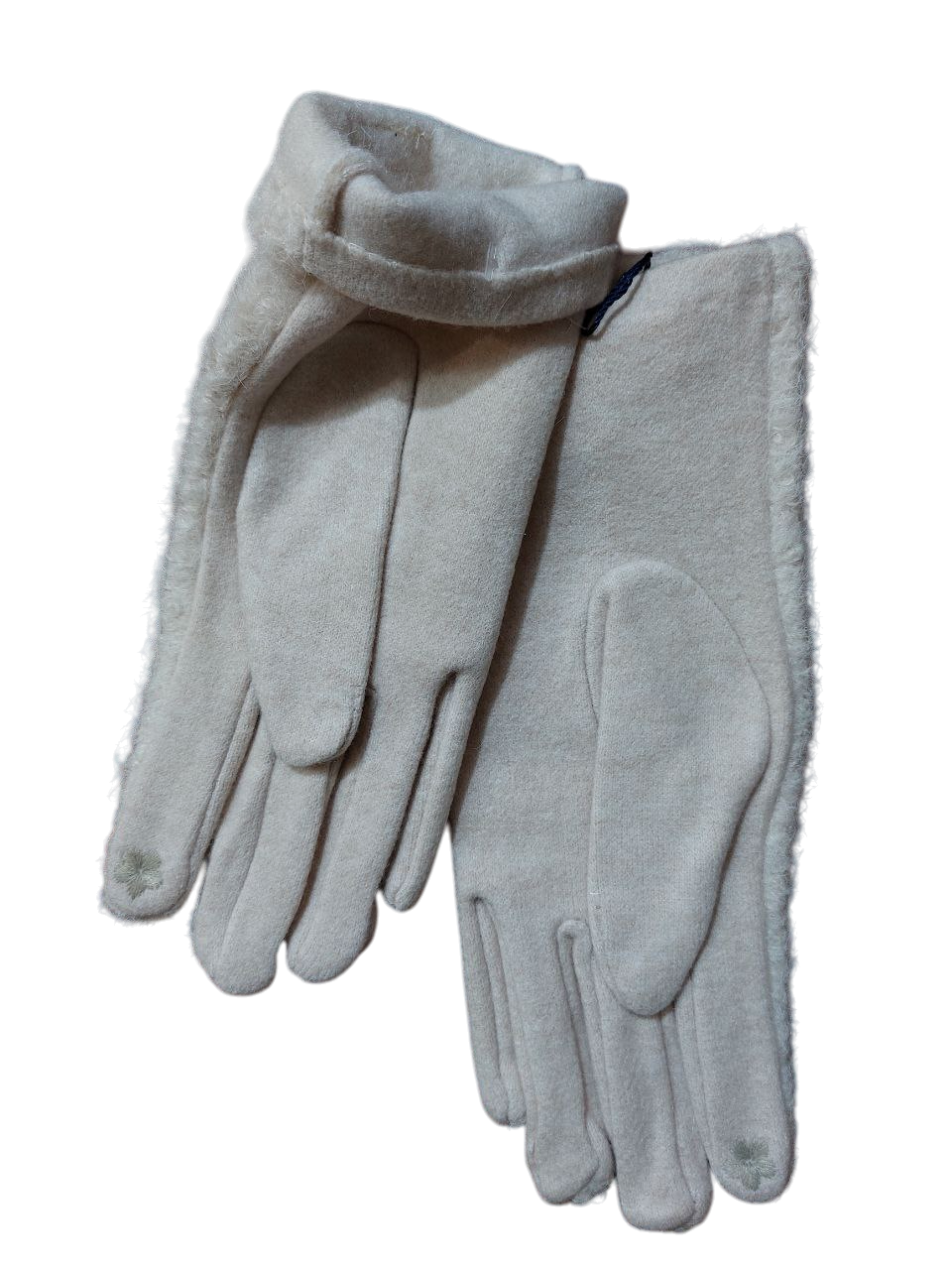 Перчатки сенсорные женские теплые One size Бежевый (456900/2) - фото 4 Перчатки сенсорные женские теплые One size Бежевый (456900/2) - фото 4