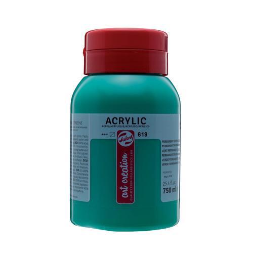 Краска акриловая Talens Art Creation Royal Talens 750 мл 619 Перманентный зеленый темный (Az-195239)