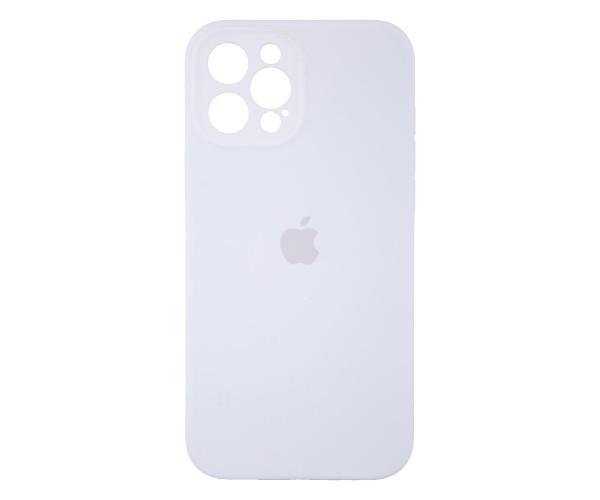 Чехол-накладка Silicone Case Full Camera with Frame для Apple iPhone 12 Pro Max 09.White