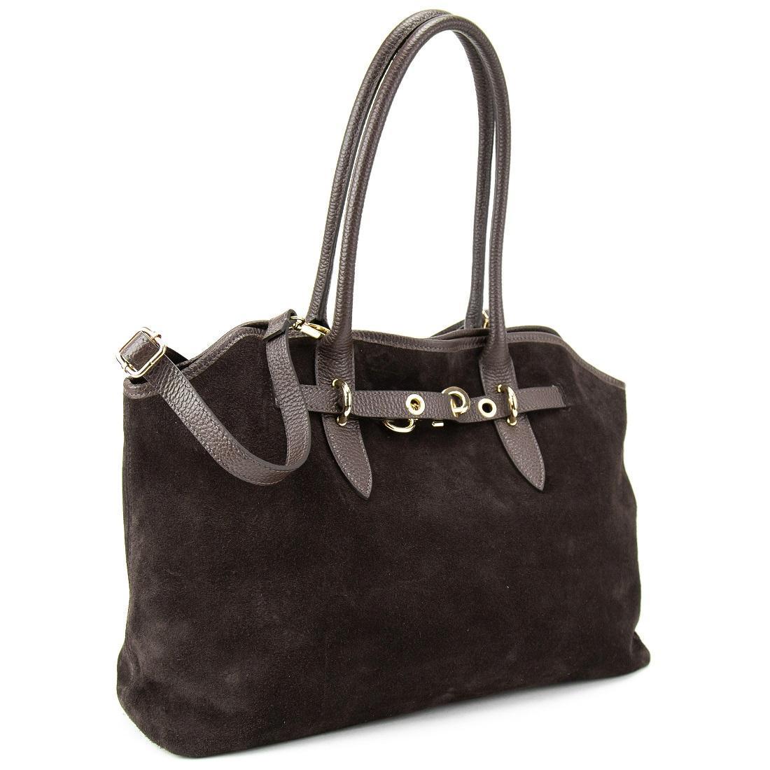 Сумка женская кожаная Firenze Italy F-IT-7667DB Шоколадный (2768688642) - фото 7 Сумка женская кожаная Firenze Italy F-IT-7667DB Шоколадный (2768688642) - фото 7