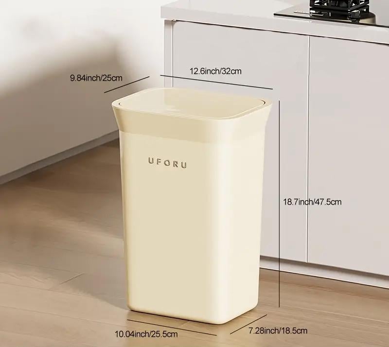 Урна для мусора UFORU DB2401-3 35 л Кремовый (26576329) - фото 2 Урна для мусора UFORU DB2401-3 35 л Кремовый (26576329) - фото 2