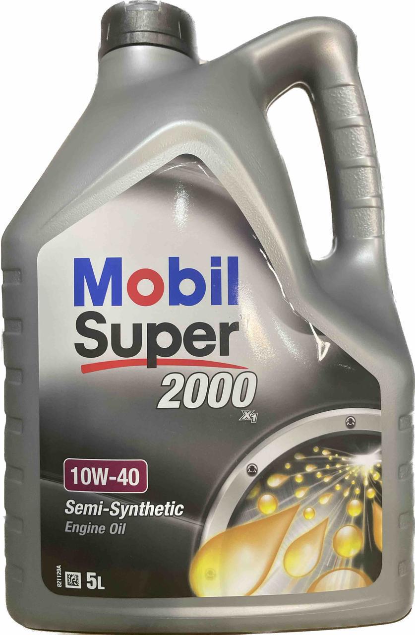 Моторное масло Mobil Super 2000 X1 10W-40 5 л (150570)