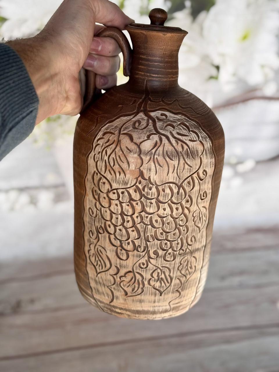 Кувшин глиняный Виноградная лоза 4 л (2565754154) - фото 2