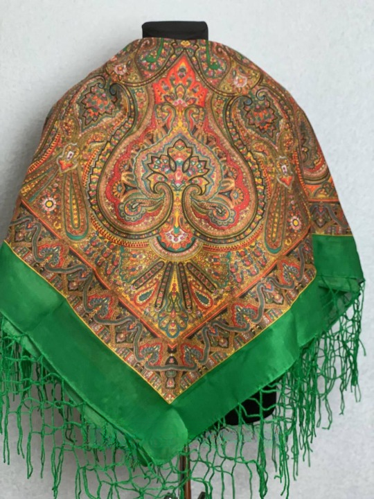 Платок 120х120 см Зеленый (29434522)