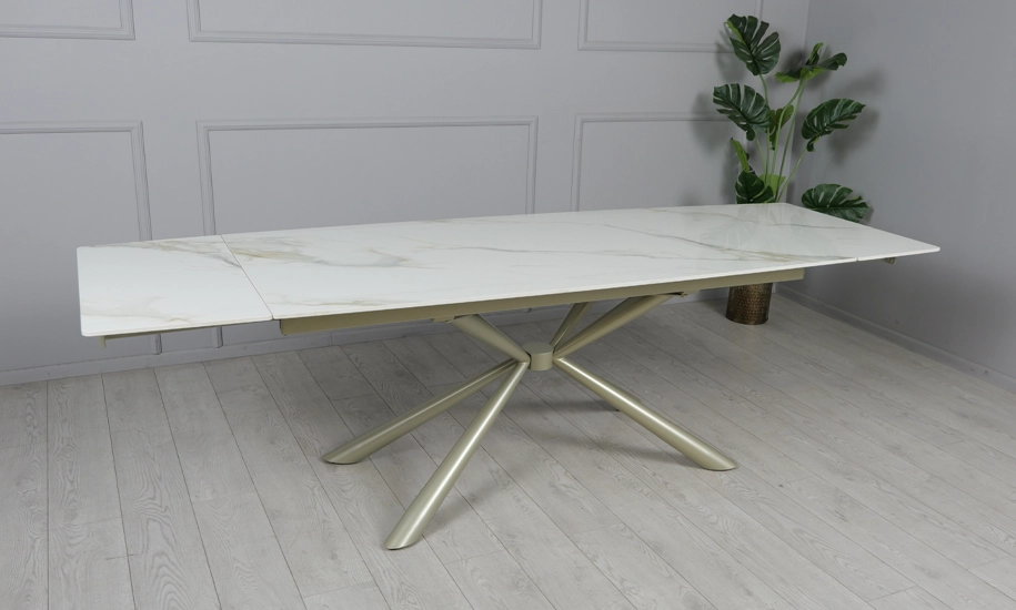 Стол раскладной Рим 1800/2600x900x750 мм Белый (2147483784) - фото 5