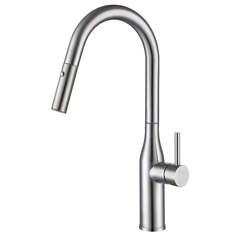 Смеситель для кухни KOER KI-70004-02 с выдвижным изливом (KR3385)