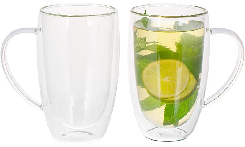 Набір термочашок Lorenza з подвійними стінками 450 мл