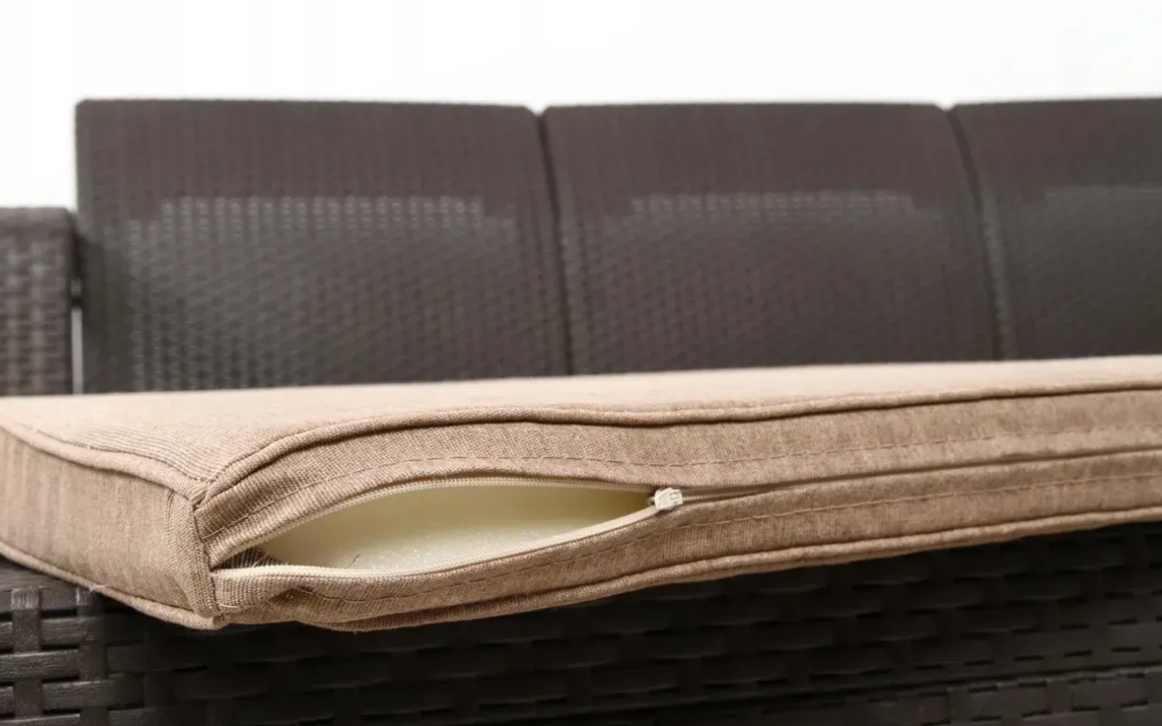 Диван садовий кутовий Keter Corfu Relax Коричневий (241728) - фото 7 Диван садовий кутовий Keter Corfu Relax Коричневий (241728) - фото 7
