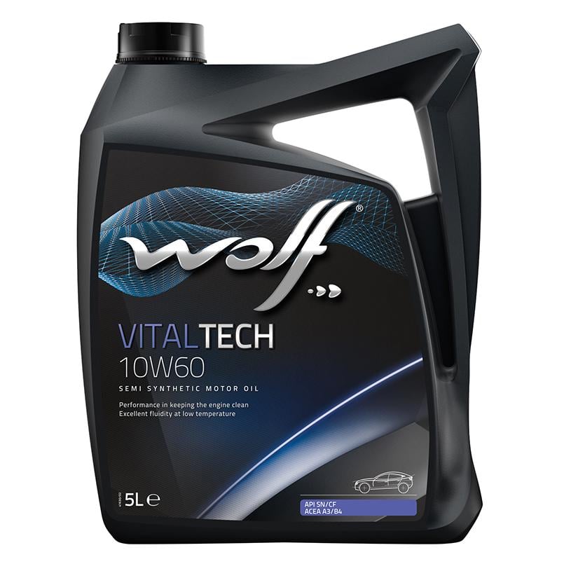 Мастило моторне Wolf Vitaltech 10W60 5 л - фото 1