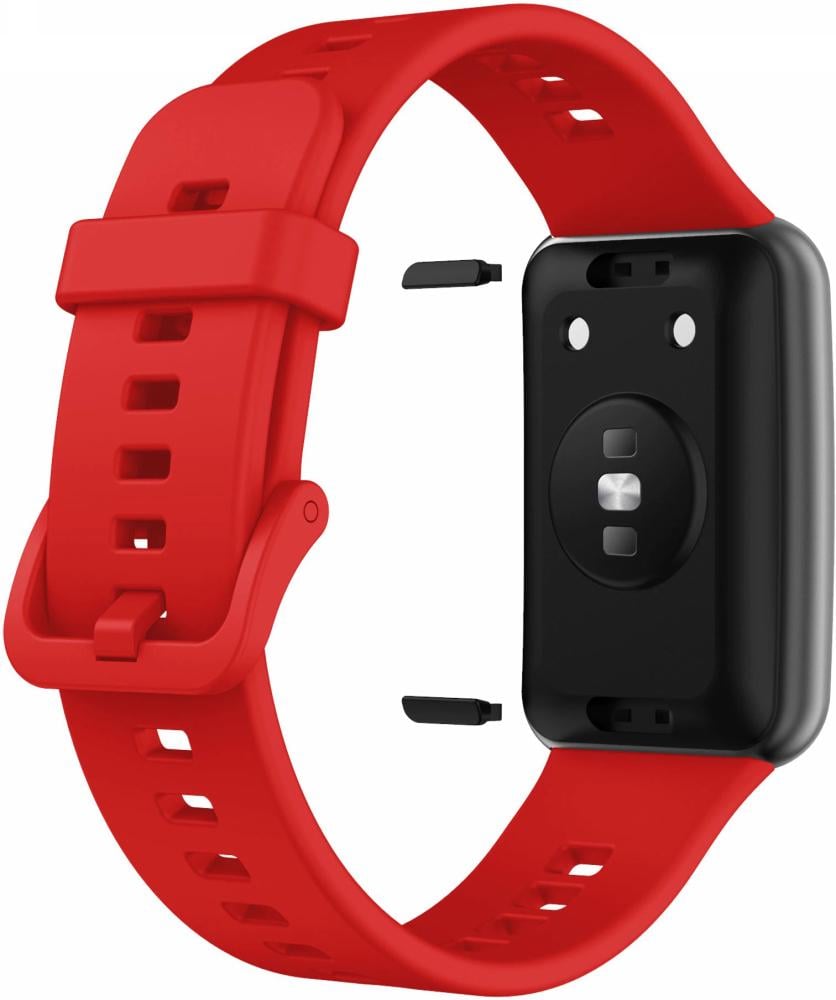 Ремешок силиконовый Jsota для Huawei Watch Fit Red (18457-2D)